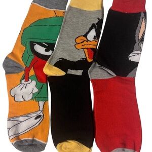 New Warner Bros. Character Socks - Multicolor 3 pairs as shown